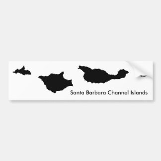 Kanaaleilanden van Santa Barbara Bumpersticker