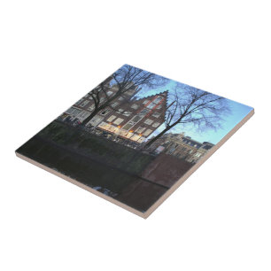 Kanaalhuizen Amsterdam Tegeltje