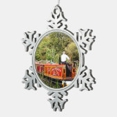 KANAALSMALboten Tin Sneeuwvlok Ornament (Rechts)