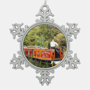 KANAALSMALboten Tin Sneeuwvlok Ornament
