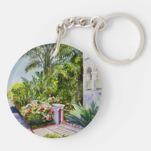 Kanaaltuin Roos Sleutelhanger (Achterkant)