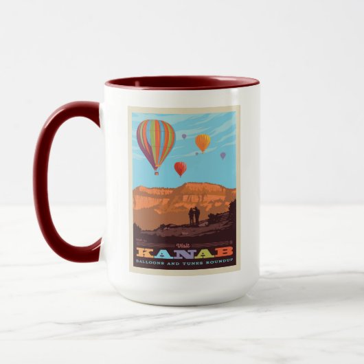 Kanab, Utah | Ballonnen en tunes Roundup Mok (Links)