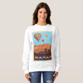 Kanab, Utah | Ballonnen en tunes Roundup Trui (Voorkant volledig)