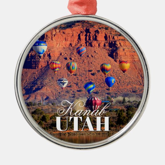 Kanab Utah Metalen Ornament (Voorkant)