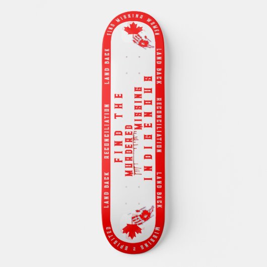 KANADIAANSE VERZOENING SKATEBOARD (Voorkant)