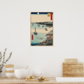 Kanagawa, Japan:  Woodblock Print (Keuken)