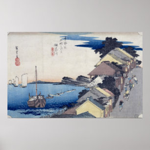 Kanagawa: Uitzicht van de Ridge Poster