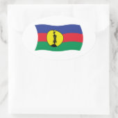 Kanak Volk Vlag Sticker (Tas)