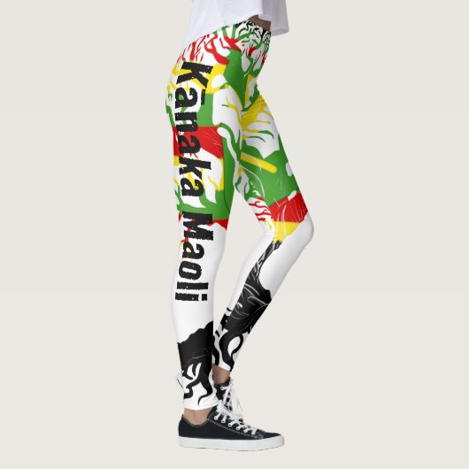Kānaka Maoli ROOTS Blk Leggings (Rechts)