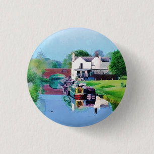 KANALEN RONDE BUTTON 3,2 CM