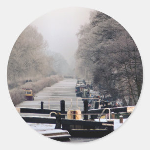 KANALEN RONDE STICKER