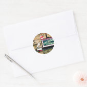 KANALEN RONDE STICKER (Envelop)