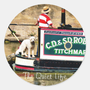 KANALEN RONDE STICKER