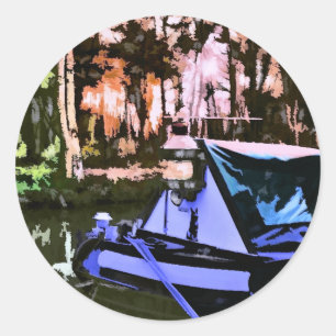 KANALEN RONDE STICKER