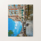 Kanalen van Amsterdam. Legpuzzel (Verticaal)