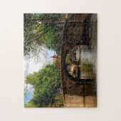 Kanalen van Amsterdam. Legpuzzel (Verticaal)