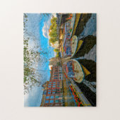 Kanalen van Amsterdam. Legpuzzel (Verticaal)