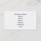 KANALEN VISITEKAARTJE (Achterkant)