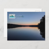 Kanasatka Sunset Stamp briefkaart (Voorkant / Achterkant)