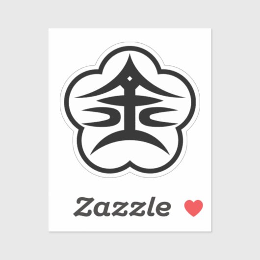 Kanazawa stadszegel (JAPAN) Sticker (Vel)