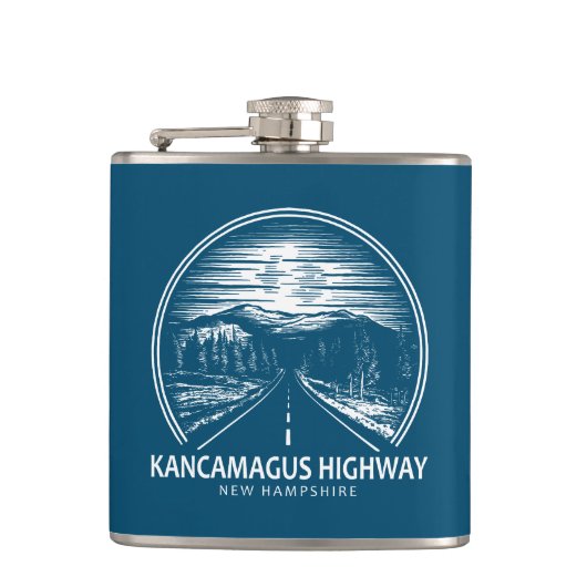Kancamagus Highway naar New Hampshire Forest Heupfles (Voorkant)