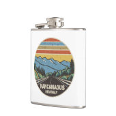 Kancamagus Highway naar New Hampshire Mountains Heupfles (Links)