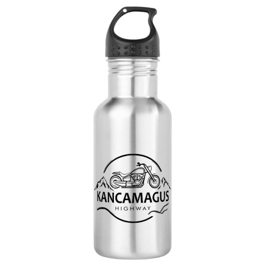 Kancamagus Highway New Hampshire Motorcycle Waterfles (Voorkant)