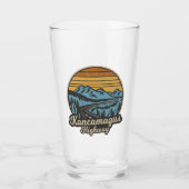 Kancamagus Highway New Hampshire Retro Glas (Voorkant)