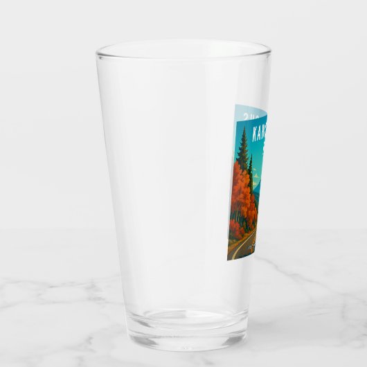 Kancamagus Highway New Hampshire zonsondergang Glas (Rechts)