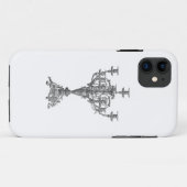 kandelaar lijnkunst Case-Mate iPhone case (Achterkant (horizontaal))