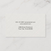 Kandelaarpictogram | effectenmakelaar visitekaartje (Achterkant)