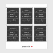 Kandeletiket Vinylontwerp Sticker (Vel)