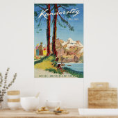 Kandersteg, Zwitserland, reisposter Poster (Keuken)