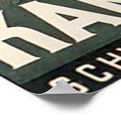 Kandersteg Zwitserland Vintage Travel Poster (Hoek)