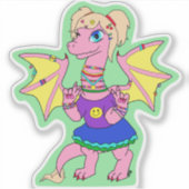 Kandi Draak Sticker (Voorkant)