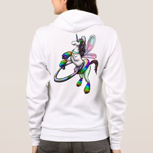 Kandicorn unicorn hoody (Achterkant)