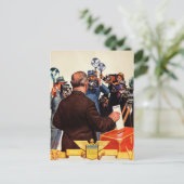 Kandidaat stemrecht briefkaart (Staand voorkant)