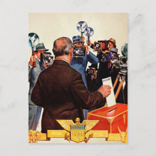 Kandidaat stemrecht briefkaart