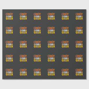 Kandij Koningin Halloween Grafisch_1 Cadeaupapier