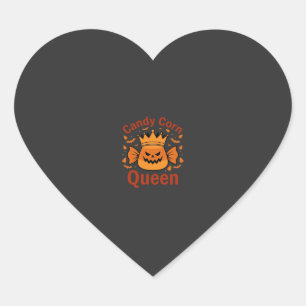 Kandij Koningin Halloween Kroon Vleermuizen_1 Hart Sticker