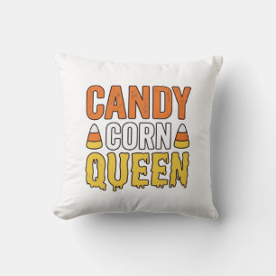 Kandij Koningin Vintage Halloween T-Shirt Ontwerp_ Kussen