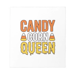 Kandij Koningin Vintage Halloween T-Shirt Ontwerp_ Notitieblok