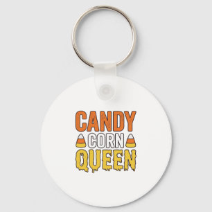 Kandij Koningin Vintage Halloween T-Shirt Ontwerp_ Sleutelhanger