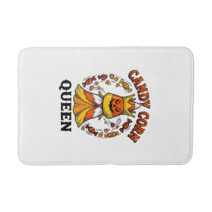 Kandij Mais Koningin Vintage Halloween Snoep Shirt Badmat