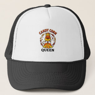 Kandij Mais Koningin Vintage Halloween Snoep Shirt Trucker Pet