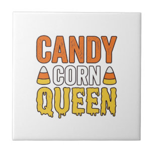 Kandij Mais Koningin Vintage Halloween T-Shirt Ont Tegeltje