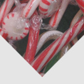 Kandijbonen en peppermints-kerstfeestdag tissuepapier (Detail)