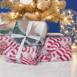 Kandijriet en kerstpap met warme chocolade cadeaupapier