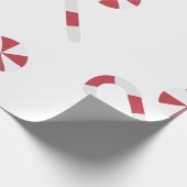 Kandijriet en pepermunt kerstmis cadeaupapier (Hoek)
