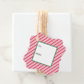 Kandijriet, gestreept van bedankjes labels (In situ)